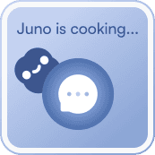 Juno is cooking